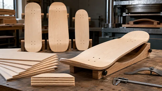 Skateboard OEM Manufacturer-Deck Construction